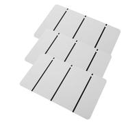 10pcs Aluminum Spray out Cards White for Car Paint Testing Automotive | Portable Colour Matching Panels, Versatile Paint Compatibility, Accurate Refinishing Checks, Outdoor Use