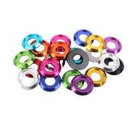 10pcs Aluminum Washers For ISO7380 Head Cup Hex Socket Screw Bolts M2 M2.5 M3 M4 M5 M6 M8 Aluminium Gaskets Spacers Washer(Orange,M8 (10pcs))