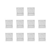 10PCS Angle Bracket Aluminium Alloy Strengthened Corner Brace for Electronic Fence, Wall Mount Rod Support, Weather Corner Joint Bracket for Construction and Home Use