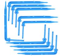 10Pcs Angled Drip Emitter Stakes For Irrigation,flow Regulating Drip Stake For Irrigation,greenhouse,garden,hydroponics Growing