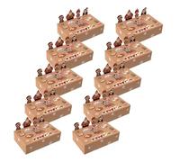 10Pcs Animal Themed Foldable Treat Boxes for Kids Parties Holiday Cookie Storage Decorative Packaging Box Animal Shape Gift Boxes