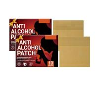 10PCS Anti-Alcohol Patch,Energy Boost Patches,Strong Adhesive Energy Boost No Sticky,Supports Bodily Regulation for Men Women Father Boyfriend Grandfather Uncle Arm Neck Wrist (2PCS)