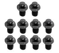 10pcs Anti-Slip Bike Pedal Screws - Durable Aluminum Alloy Fixed Studs for Mountain and Road Bicycles(Black)