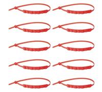 10Pcs Anti-Slip Snow Tire Chains Adjustable Tyre Wheel Cable For Car SUV Anti Skid Cable Tie Reusable Motorcycle Fashionable Black Stable Traction ABS Winter Driving Gear