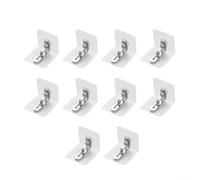 10PCS Anti Tip Furniture Straps for Child Safety, No Punch Wardrobe and Furniture Fixers, Adjustable Wall Anchors to Secure Cabinets, Dressers, TV Stands and Prevent Accidents (S)
