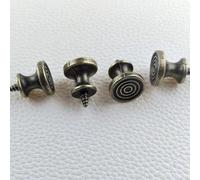 10Pcs Antique Bronze Jewelry Box Wooden Cases Cabinet Knobs Cupboard Door Pull Zinc Alloy Dresser Single Hole Handle 16 * 20mm