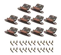 10Pcs Antique Closing Hinges Heavy Duty Door Cupboard Hinges Kitchen Cabinet Door Hardware Enduring for Bathroom Furniture Cupboard