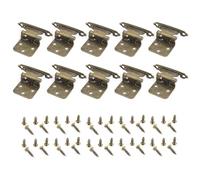 10Pcs Antique Closing Hinges Heavy Duty Door Cupboard Hinges Kitchen Cabinet Door Hardware Enduring for Bathroom Furniture Cupboard