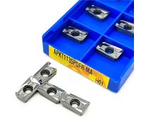 10PCS APKT1135 PDFR MA H01 Indexable Milling Insert Turning Tool Aluminum Turning Insert CNC Copper Lathe Tool Inserts APKT1135