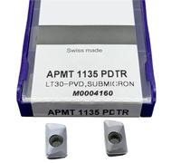 10PCS APMT1135 Milling Insert PDTR LT30-PVD APKT1135 APMT1604 APKT1604(APMT1135 PDTR)