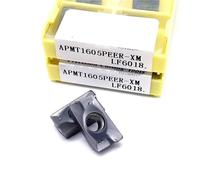 10PCS APMT1135PDER-M2 APMT1604PDER-M2 H2 XM LF6018 LF6028 Hard Alloy Blade Milling and Turning Tool(APMT1605 XM LF6018)