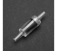 10Pcs Aquarium Air Pump Check Valve - Plastic Non-return One Way Valve for Fish Tank Accessories (Black)