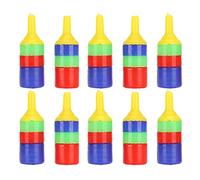 10PCS Aquarium Air Stones, Fish Tank Air Stone Aerator Bubble Diffuser Air Pump Accessories Bubbles Release Oxygen Increasing Diffuser High Efficiency Aeration Purification