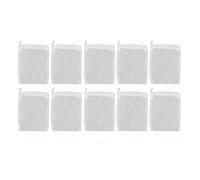 10Pcs Aquarium Filter Media Bags with Zipper Reusable Fine Mesh Fish Tank Filter Bags for Activated Carbon Ceramic Rings Peat Fiber