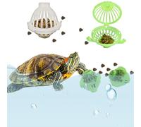 10PCS Aquatic Turtle Enrichment Toys - Toys & Feeder Ball for Turtles in Aquarium