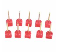 10pcs Archery Target Pins, Archery Target Nail, Archery Paper Target Face Pins, Manganese Steel Alloy Target Pins 5/16in Screw Thread Hunting Accessories, Durable Protable Pins for Fix Target Paper