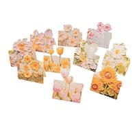 10pcs Art Floral Oil Painting Greeting Cards-3D Pop-up, For Any Weddings 3D Pop Up Invitation Card