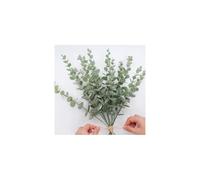 10Pcs Artificial Eucalyptus Leaf Flowers Fake Green Plant Wedding Home Party Decor