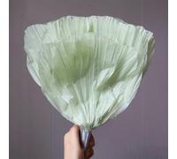 10pcs Artificial Giant Peony Petal Leaf Material Semi-finished Handmade DIY Large Paper Art Flower Home Wedding Decoration-Green petals-32mcx30cm