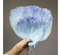 10pcs Artificial Giant Peony Petal Leaf Material Semi-finished Handmade DIY Large Paper Art Flower Home Wedding Decoration-Blue purple petals-32mcx30cm