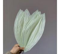 10pcs Artificial Giant Peony Petal Leaf Material Semi-finished Handmade DIY Large Paper Art Flower Home Wedding Decoration-Green leaves-32mcx30cm