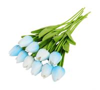 10pcs Artificial Tulip Flower Fake Plant Bouquet Wedding / Home Garden Decor NEW