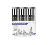 10Pcs Artist Grade Sketching Pen Technical Pens with ABS Body and Smooth Inks Flows Ideal for Sketching & Illustrations Detailed Depiction Pen