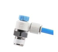 10pcs AS1201F/1211F-M3/M5-04/06A AS2201F/2211F-01/02-04/06/08/10SA Speed Controller Throttle Valve Pneumatic Fitting(AS2211F-02-08SA)