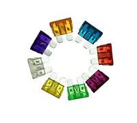 10pcs Assorted Medium Blade Fuses Fuse Refitted Special 5A 10A 15A 20A 25A 30A 40A for Auto Car Truck(25v)