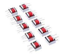 10Pcs Audio Transformer, 600:600 Ohm 1:1 EI14 Double Wire Winding Miniature Audio Coupling Isolation Transformer for Voltage Amplification and Power Output
