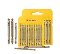 10pcs Auger Drill Bits, Double-Headed Stainless Steel, Super Hard 3.0-6.0mm Metal Drilling Bits(3.2mm)