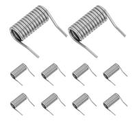 10pcs Automatic Door Hinge Spring Replacement, Butt Hardware Set | 2.5x2.5x1cm Size, Stainless Steel Construction, Silver Finish, Supports Cabinets, Entrance Doors, and Workplaces