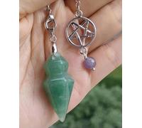 10pcs Aventurine stone Pendulum Pendant Star Magic