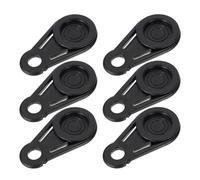 10pcs Awning Trap Clamps Black Plastic Clips for Outdoor Tent Tarp
