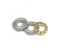 10pcs Axial Ball Thrust Bearings Plane Thrust Ball Bearing F7-17M 7 * 17 * 6 Mm Inch Bearing