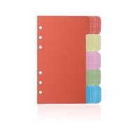 10Pcs B 5 A 5 A 6 Binders Dividers Paper Divider Binders Indexes Dividers for Travel Notebook Journal