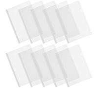10pcs B5 Report Covers with Sliding Bar Plastic Document Folders | Splash-resistant PP Surface, Anti-slip Locking Rod, Protects Meeting Handouts and Receipts, Suitable for Students and Office