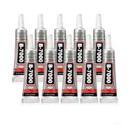 10Pcs B7000 Super Glue, 15ML Clear Craft Fabric Glues for Jewelry Making, Multi-Function Rhinestone Glue, for Clothes Fabric Rhinestones Crafts