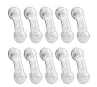 10pcs Baby Safety Locks Punch Free Child Lock for Drawer Cabinet Refrigerator Transparent Safe and Reliable Wear Resistant and Durable