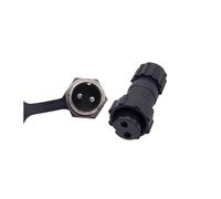 10Pcs Back Nut Aviation Connector GX16 M16 Waterproof Back Nut Male Female Plug Socket Docking 2p 3p 4p 5p 6p 7p 8p 9p 10pin IDGTTLDF(Back nut 2P 10PCS)