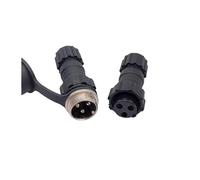 10Pcs Back Nut Aviation Connector GX16 M16 Waterproof Back Nut Male Female Plug Socket Docking 2p 3p 4p 5p 6p 7p 8p 9p 10pin IDGTTLDF(Docking 3P 10PCS)