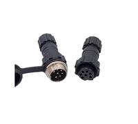 10Pcs Back Nut Aviation Connector GX16 M16 Waterproof Back Nut Male Female Plug Socket Docking 2p 3p 4p 5p 6p 7p 8p 9p 10pin IDGTTLDF(Docking 7P 10PCS)