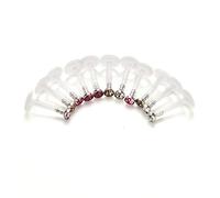 10Pcs / Bag 16G Ear Helix Tragus Cartilage Clear Bioflex Cz Crystal Labret Monroe Lip Ring Set Earring Stud Body Piercing Jewelry Attractive Processed