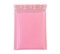 10Pcs Bags Padded Envelopes,Black Waterproof Mailer Bubble Mailers Padded Self Lined Seal Poly,13cmx18cm,Cushioned Protective Postal Wrap Envelope for Shipping, Mailing, Packaging (Pink, 15 * 18cm)