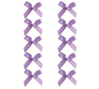 10pcs Ballet Styles Ribbons Hairclip Women Ponytail Hairclip Lovely Bows Hairpin For Various Hairstyles Sweet Solid Color Hair Clip