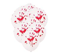 10pcs Ballons Decoration Bloody Balloons Wedding Decor Round Balloons for Halloween 2000 Printed Latex Balloon Scary Balloons foil Balloons Halloween Balloons Bloody Toy Emulsion
