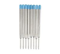 10Pcs Ballpoint Metal Refill for Multifunction Pen, Replaceable Ballpoint Refills Metal Refill for Twist Action Black Inks Refills