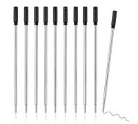 10Pcs Ballpoint Pen Refills, 11.6cm Medium Point Pens Refill, Black Ink Pen Refill, Ball Points Pens Refills for Office School and Personal Use