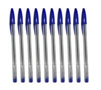10PCS Ballpoint Pens Ergonomic Grip Black Red or Blue Inks 1.0mm Tip Writing Pen for Note Taking Journaling Economical Writing Pens