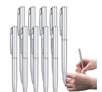10pcs Ballpoint Pens,Small Pens Mini Pens,Retractable Metal Black Ink Ball Point Pe/ns for School,Office and Home,Smooth Rotating Pocket-size Black P/ens,Stationery Set Small Pocket Fineliner P/ens